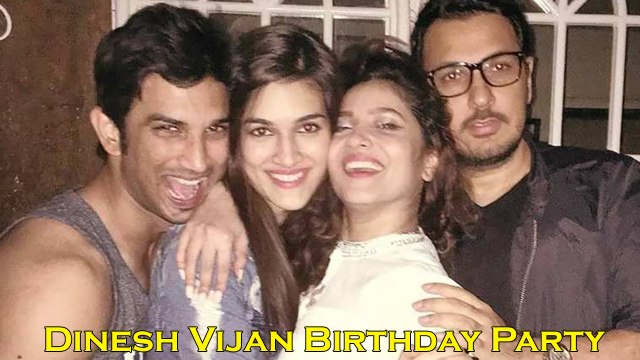 Sushant Singh, Kriti Sanon, Sonakshi, Varun, Siddharth Others At Dinesh Vijan Birthday Party