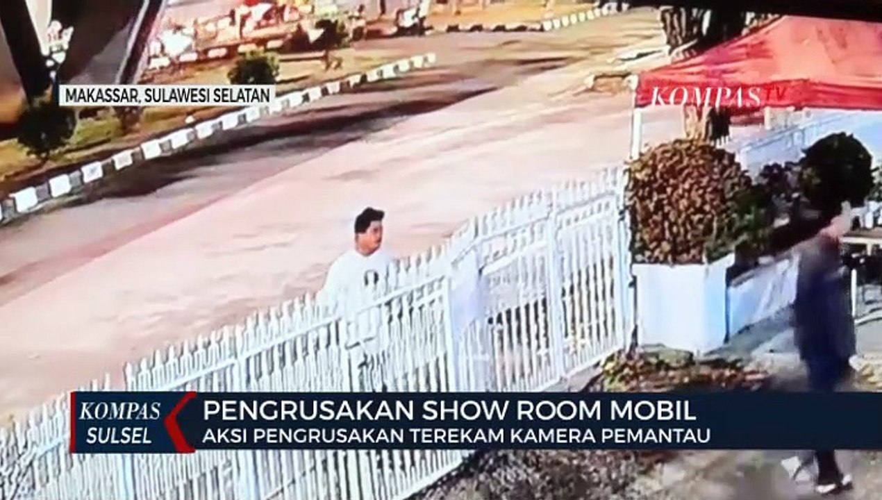 Aksi Pengurusakan Terekam Kamera Pemantau