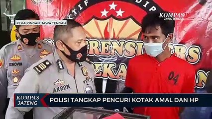 Download Video: Polisi Tangkap Pencuri Kotak Amal Dan HP