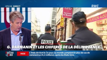 Nicolas Poincaré : Gérald Darmanin et les chiffres de la délinquance - 07/09