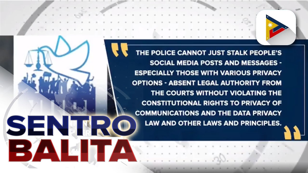 #SentroBalita | Posibleng quarantine violations na ipino-post sa social media, binabantayan ng PNP