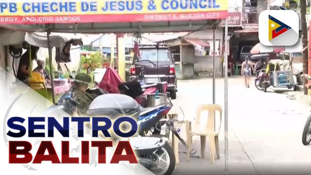#SentroBalita | Dalawang kalsada sa Brgy. Apolonio Samson sa QC, isinailalim sa special concern lockdown