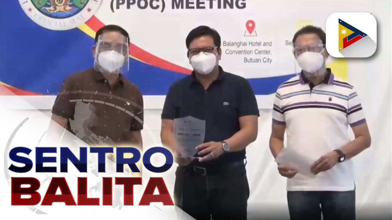 #SentroBalita | Border frontliners sa Agusan del Norte, binigyang-pagkilala; plaque of appreciation at cash incentives, ipinagkaloob