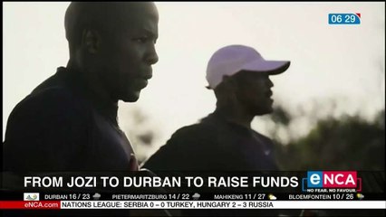 Running from Jozi to Durban to raise funds