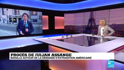 Procès Assange : " Il y a beaucoup de manifestants, dont des personnalités connues"
