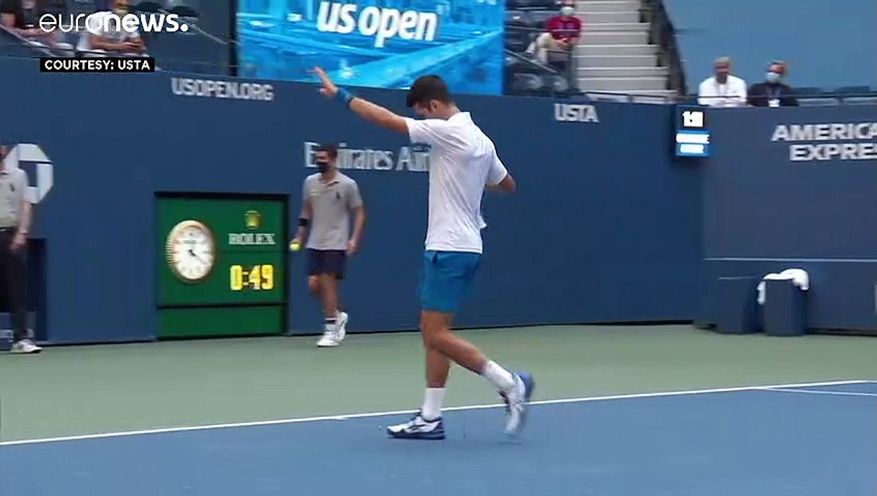 US Open: Novak Djokovic disqualifiziert