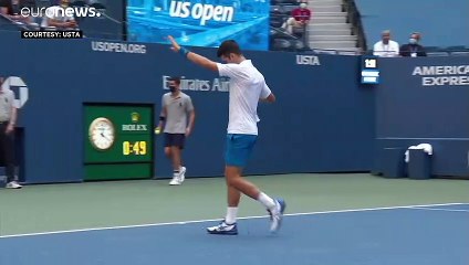 US Open: Novak Djokovic disqualifiziert