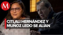 ¿Citlali Hernández va con Muñoz Ledo por la dirigencia nacional?