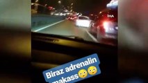 İstanbul trafiğinde ''makas'' terörü kamerada