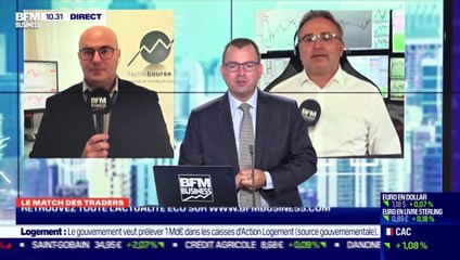 Le Match des traders : Stéphane Ceaux-Dutheil VS Jean-Louis Cussac - 07/09