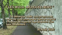 LES W-D.D. MICHOU64 NEWS - 30 AOÛT 2020 - PAU - PRÉPARATION D'UN RAVALEMENT SPOCKAGE DES MONTANTS D'ECHAFAUDAGE