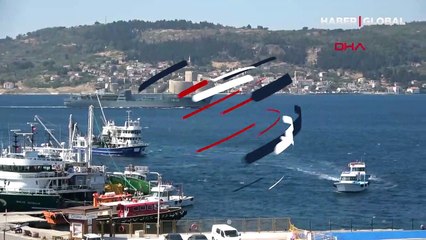 Rus savaş gemisi, Çanakkale Boğazı'ndan geçti