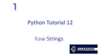 Raw Strings _ Python Tutorial 12_1