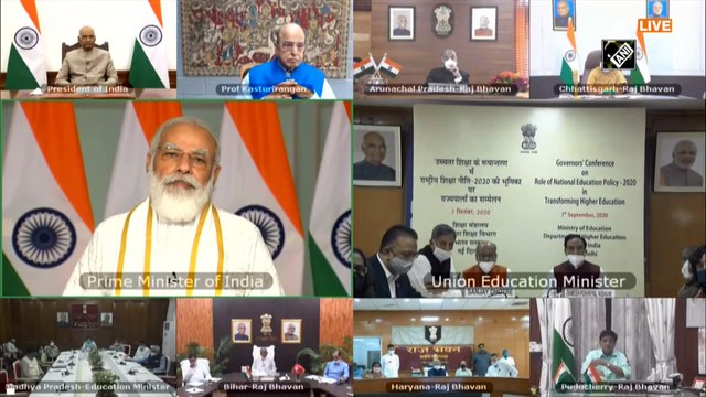 President Kovind, PM Modi participate in Governors’ Conference on New Education Policy