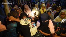 Almost 300 Rohingya migrants reach Indonesia beach after spending months at sea