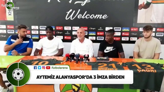 Aytemiz Alanyaspor'a 3 imza birden