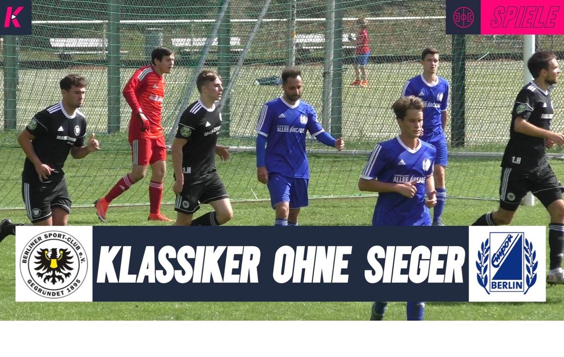 Dietrich's Treffer reicht nicht: Berliner SC - SV Empor Berlin (4. Spieltag, Berlin-Liga)