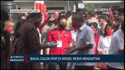Bakal Calon PDIP Di Minahasa Selatan Resmi Mendaftar