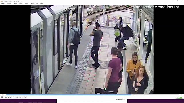 Salman Abedi adjusts homemade bomb wiring in Manchester Arena lift