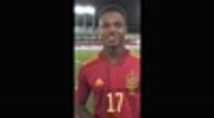 Fati explains tribute to sister after first Spain goal