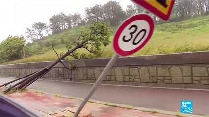 Typhon Haishen : après le Japon, les vents violents arrivent en Corée du Sud