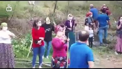 Ordu Korgan’da HES yapımına karşı çıkan vatandaşlar, şirketin makinalarını durdurdu