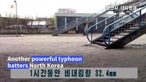 Floods, strong winds and fallen trees as typhoon strikes North Korea