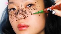How to achieve semipermanent freckles using henna dye