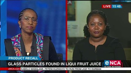 Glass particles found in Liqui Fruit juice