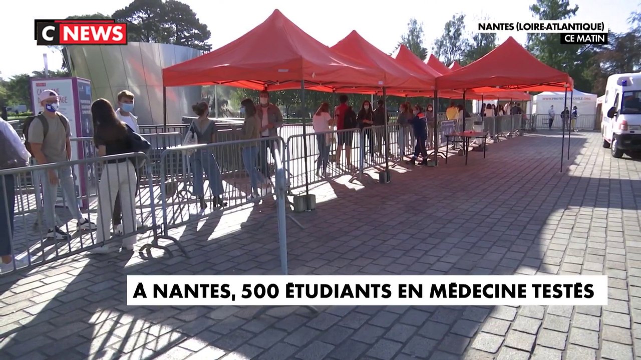 Nantes : 500 étudiants en fac de médecine testés à la Covid-19 après des soirées d'intégration