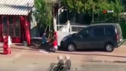 Antalya'da yolda kadına meydan dayağına kimse engel olmadı