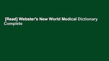 [Read] Webster's New World Medical Dictionary Complete