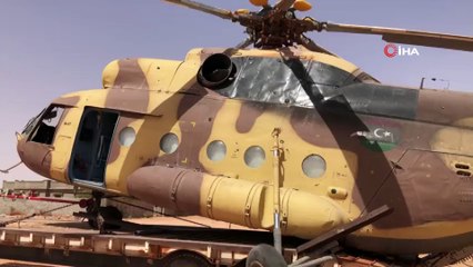 - UMH güçleri, Hafter'e ait helikopteri ele geçirdi