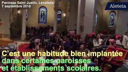 La bénédiction des cartables, une tradition de la rentrée scolaire