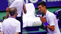Image of the day: Djokovic defaulted from US Open after hitting line judge with ball