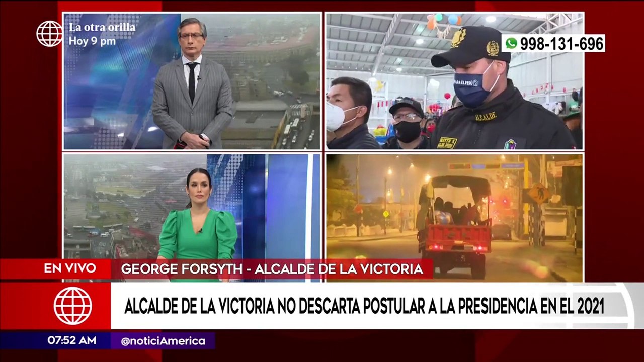 George Forsyth no descarta candidatura presidencial en el 2021 | Primera Edición (HOY)