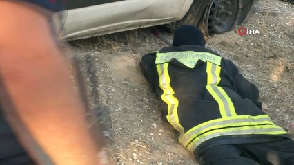 Para dolu zırhlı araç kaza sonrası taklalar attı: 7 yaralı