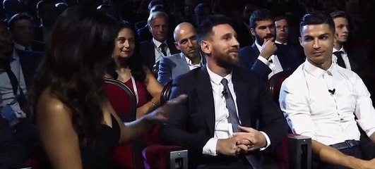 i want to have dinner with messi.) said ronaldo.