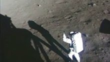 Neil Armstrong - Space boots on the moon