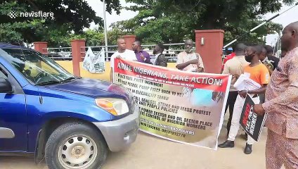 Nigerians protest planned fuel hike as part of government corruption