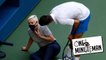 One Minute Man: Tennis' Biggest asshole, Novak Djokovic, DQ'd from US Open for hitting a line judge in the face with a ball