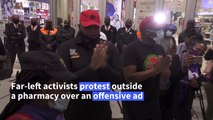 South African far-left party pickets top retail stores over 'racist' ads