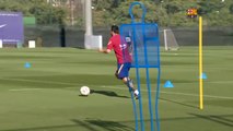 Messi se entrena a las órdenes de Koeman