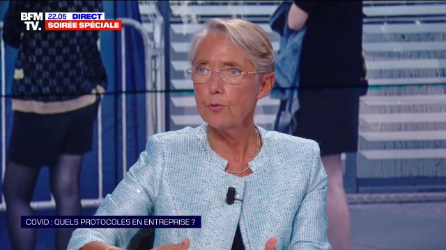 Élisabeth Borne: Les personnes vulnérables [dont asthmatiques] peuvent retourner au travail à condition de porter un masque chirurgical