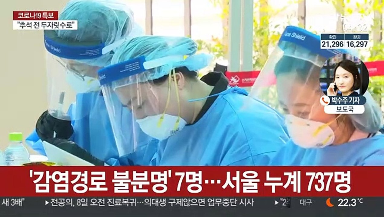 수도권 산발적 감염 지속…"추석 연휴 대책 고심"
