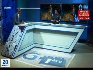 RTG / Justice - Monsieur Ben Fayol Boupenza Niolo sur le plateau du journal télévisé