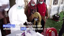 Stranded Rohingya migrants reach Indonesia, undergo Covid-19 tests
