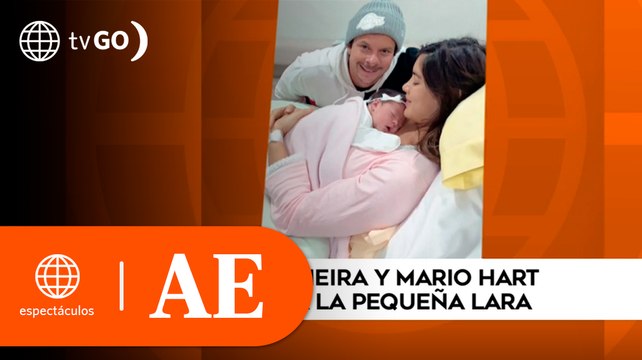 Korina Rivadeneira y Mario Hart presentaron a su hija Lara | América Espectáculos (HOY)