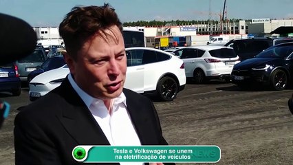Tesla e Volkswagen se unem na eletrificação de veículos