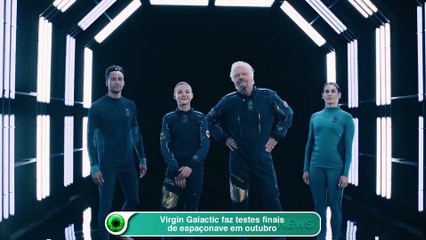 Virgin Galactic faz testes finais de espaçonave em outubro